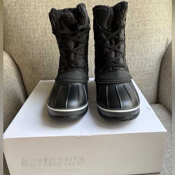Northside Women's Black Winter Boots - Picture 4 of 10